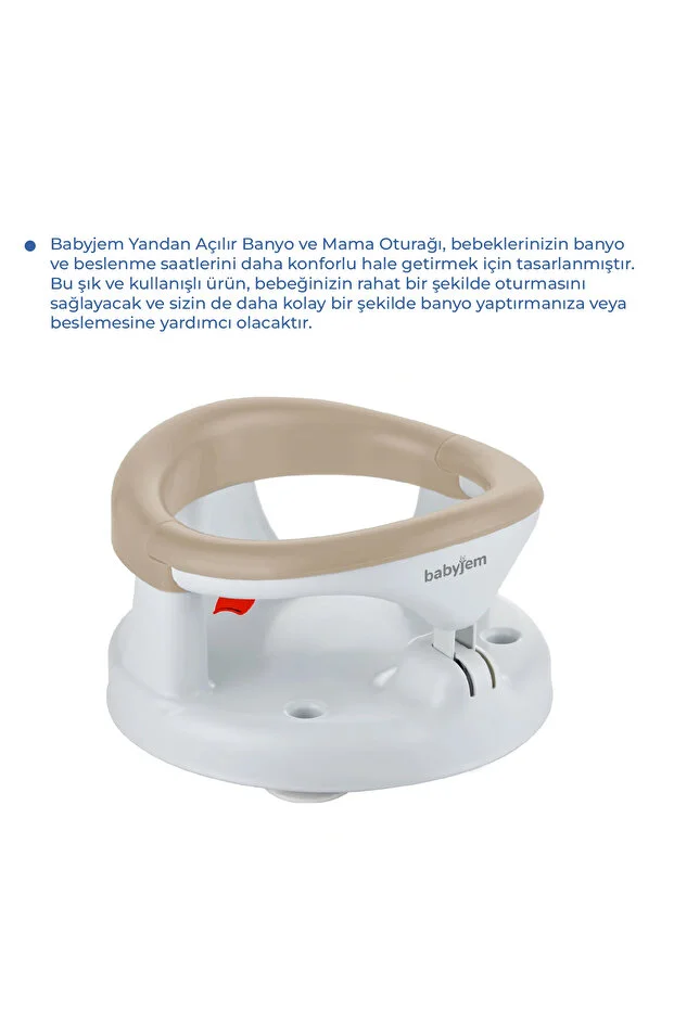 Yandan Açılır Mama Oturağı & Minder 2'li Set